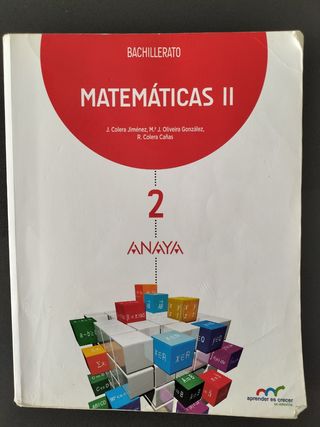 Matemáticas II bachillerato 