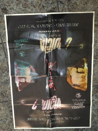 Cartel de cine de la película "Le casse"