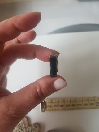 Anillo tous caucho y plata