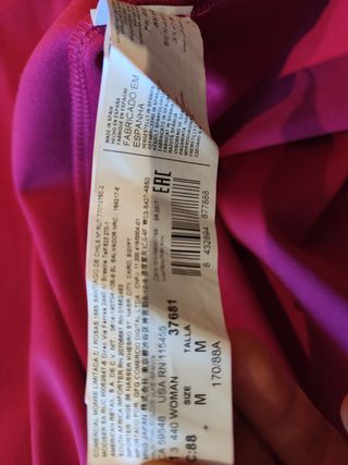 vestido mango talla m buganvilla