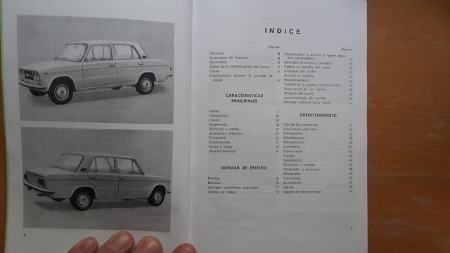 Manual instrucciones Seat 1430 primera serie