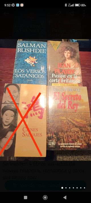 Libros novela histórica y romántica
