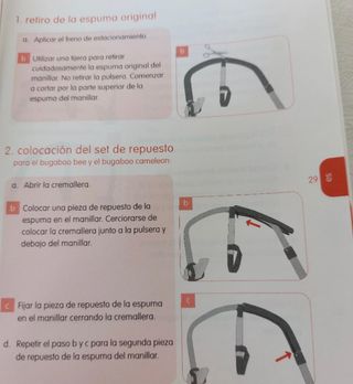 Recambio manillar Bugaboo