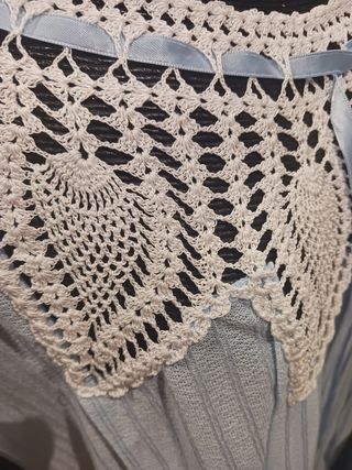 Camisón vintage hecho a mano nuevo sin estrenar 