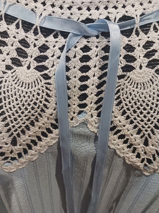 Camisón vintage hecho a mano nuevo sin estrenar 