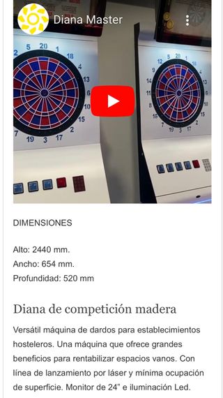 MÁQUINA DE DARDOS PROFESIONAL NUEVA CON GARANTIA 
