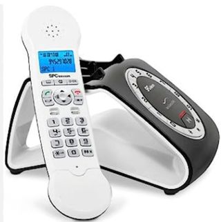 Teléfono retro negro 