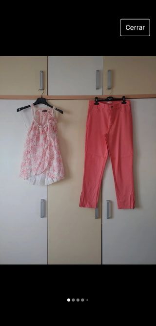 Conjunto pantalon y blusa