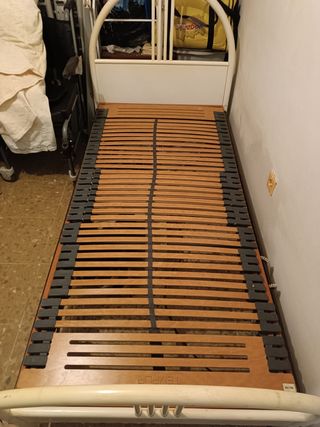 Cama eléctrica articulada con mando
