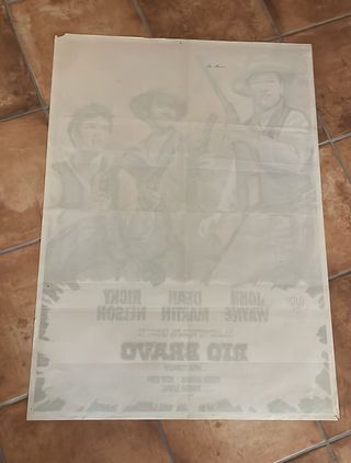RIO BRAVO POSTER ORIGINAL 70 X 100 