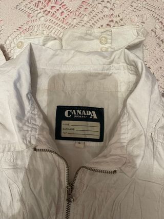 Chaqueta blanca Canada House