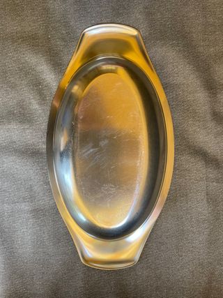 Vassoio ovale da portata in acciaio inox