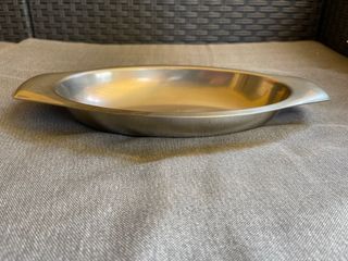 Vassoio ovale da portata in acciaio inox