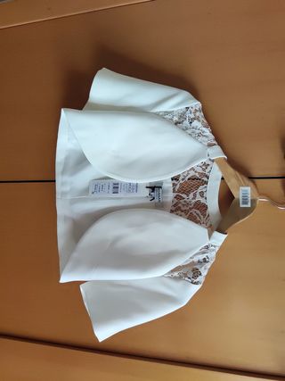 chaqueta bolero blanco Morgan