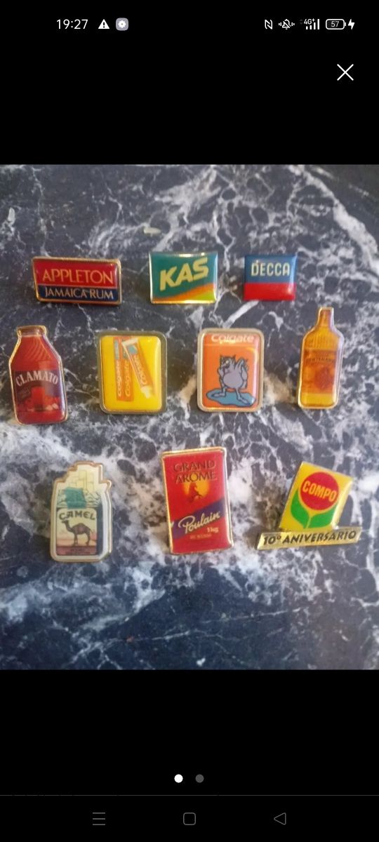 lotto di 20 spille Disney e marchi commerciali