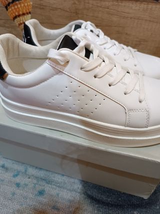 Zapatillas blancas plataforma