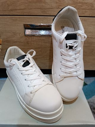 Zapatillas blancas plataforma