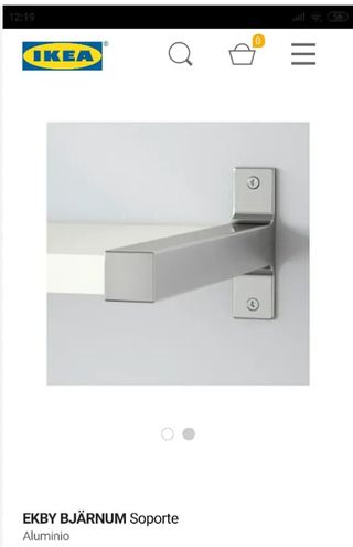 Soportes la estanteria Ikea