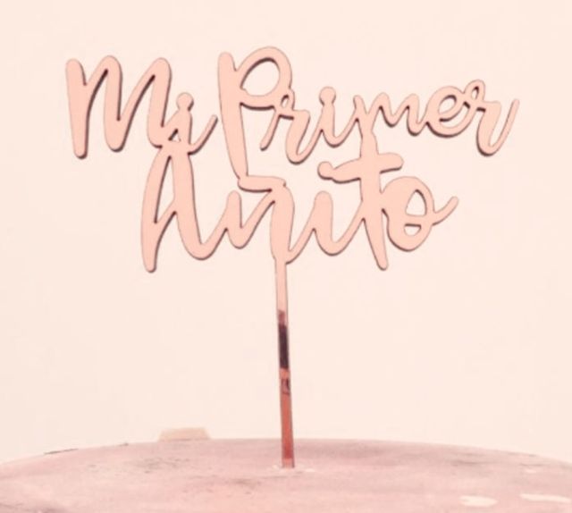 Topper tarta personalizado