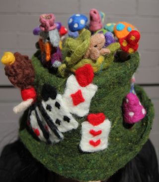 Alicia en el país de las maravillas hecho a mano