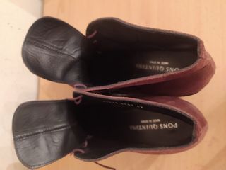 PONS QUINTANA - botines oxford cuña 42