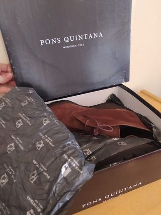 PONS QUINTANA - botines oxford cuña 42