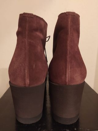 PONS QUINTANA - botines oxford cuña 42