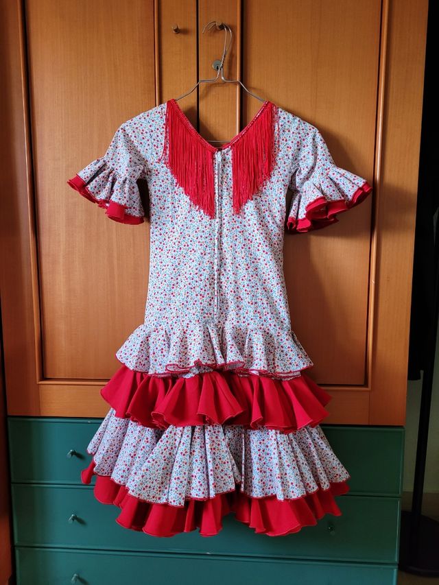 Traje de flamenca niña