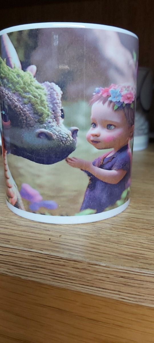 taza personalizada de dragón