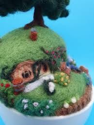 Escultura casa hobbit