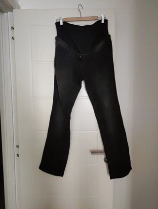 Pantalón vaquero premamá negro