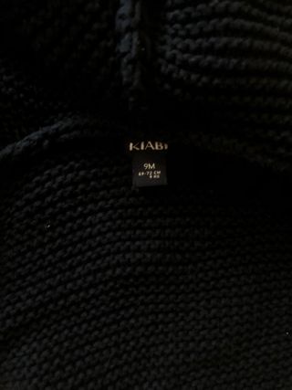 Chaqueta punto entretiempo Kiabi bebé 9 meses