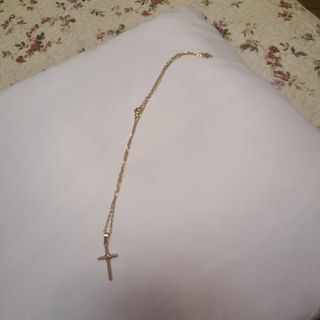 cadena con colgante Cruz en color oro Nuevo 