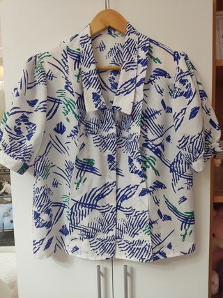 Camisa manga corta estampada 