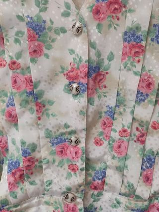 Camisa estampada satinada 