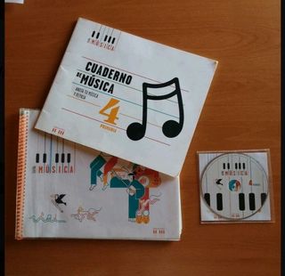 música 4 EPO + cuaderno  + cd  968-84-140-0734-1