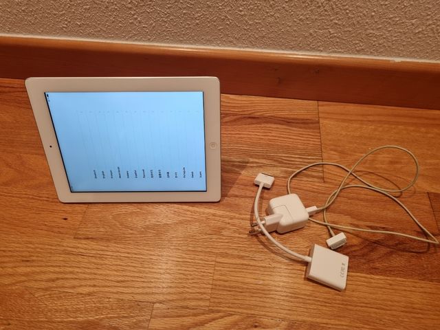 Apple Ipad 3 generacion 64GB y teclado Logitech