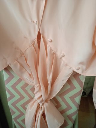 Falda lino talla 42 negra doble zara