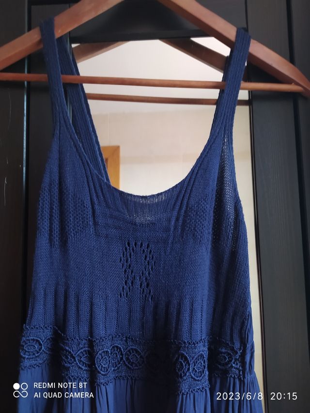 vestido azul M/ L/XL