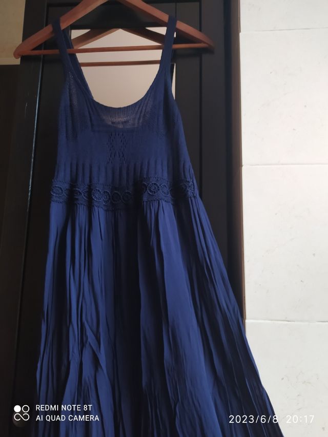 vestido azul M/ L/XL