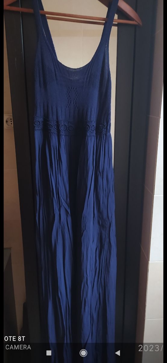vestido azul M/ L/XL