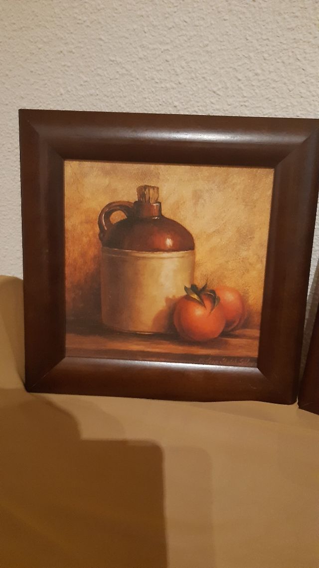 DOS CUADROS DE BODEGONES