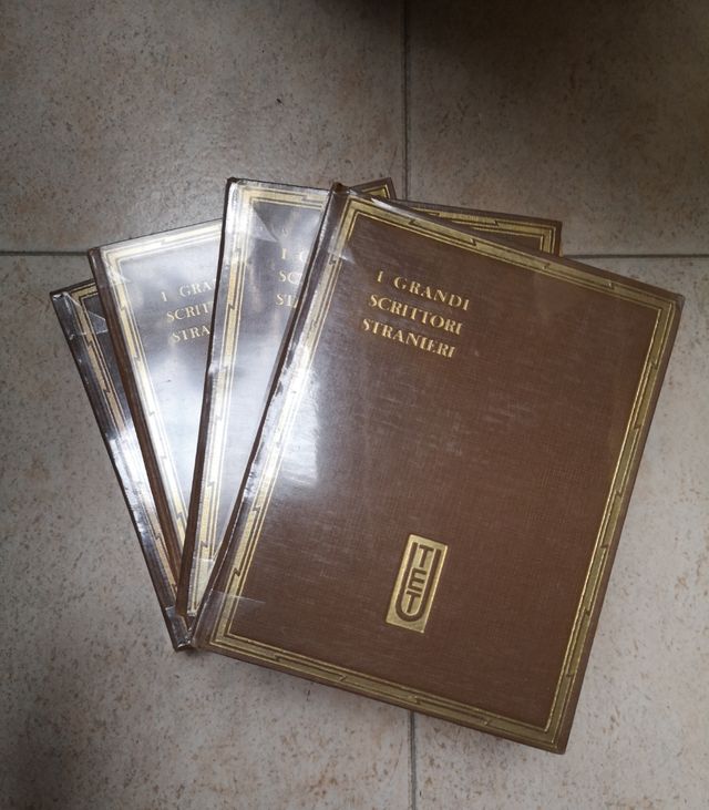 collana di 4 libri vintage I grandi scrittori stra