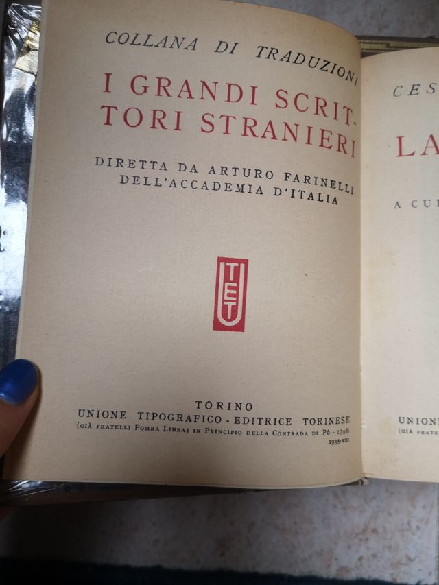 collana di 4 libri vintage I grandi scrittori stra