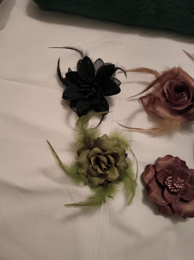 Broches fiesta flores