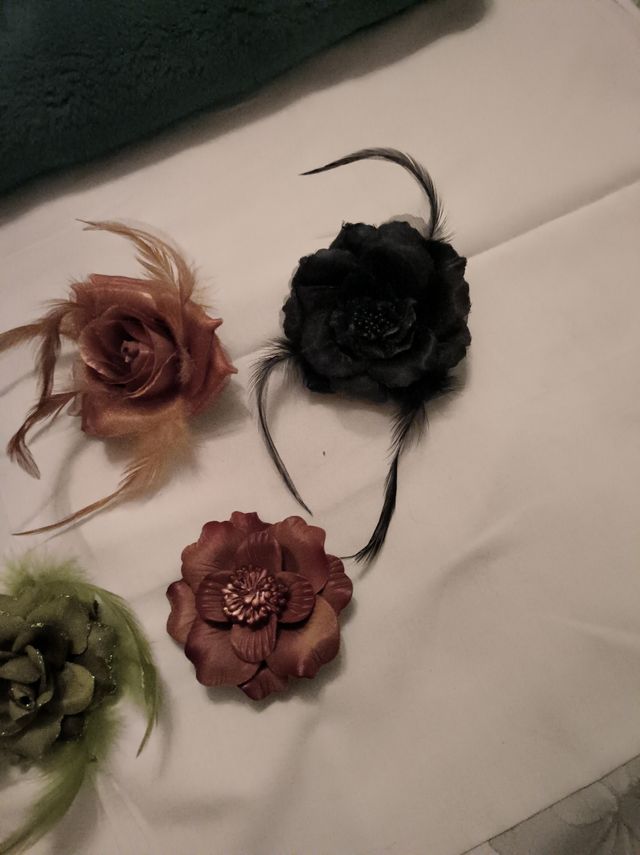 Broches fiesta flores