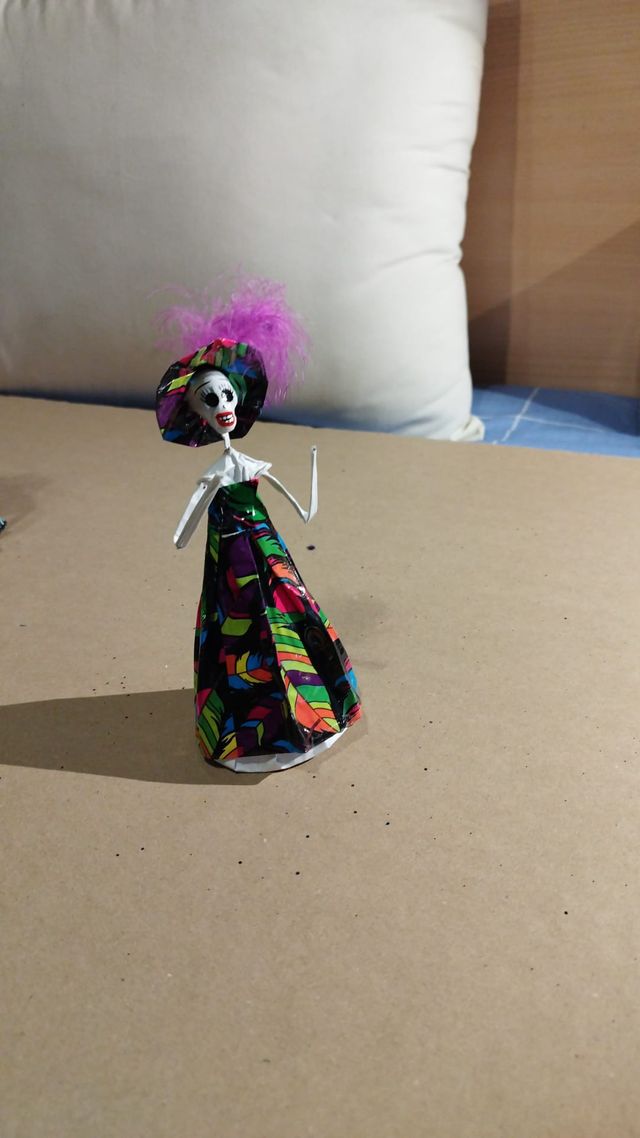 Catrina. Katrina Halloween Negra colores 16