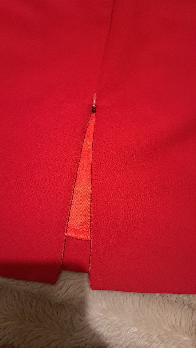 Vestido midi color cereza Access Fashion