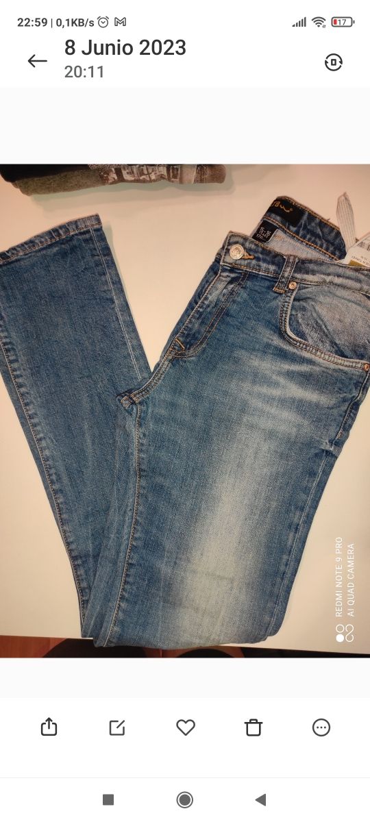 Vaqueros hombre, adolescentes Slim 176