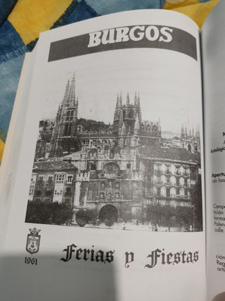 Libro Historia de las Fiestas de Burgos
